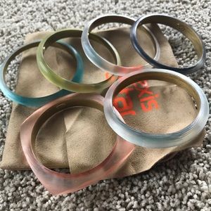 All Alexis Bittar lucite bangles bundle